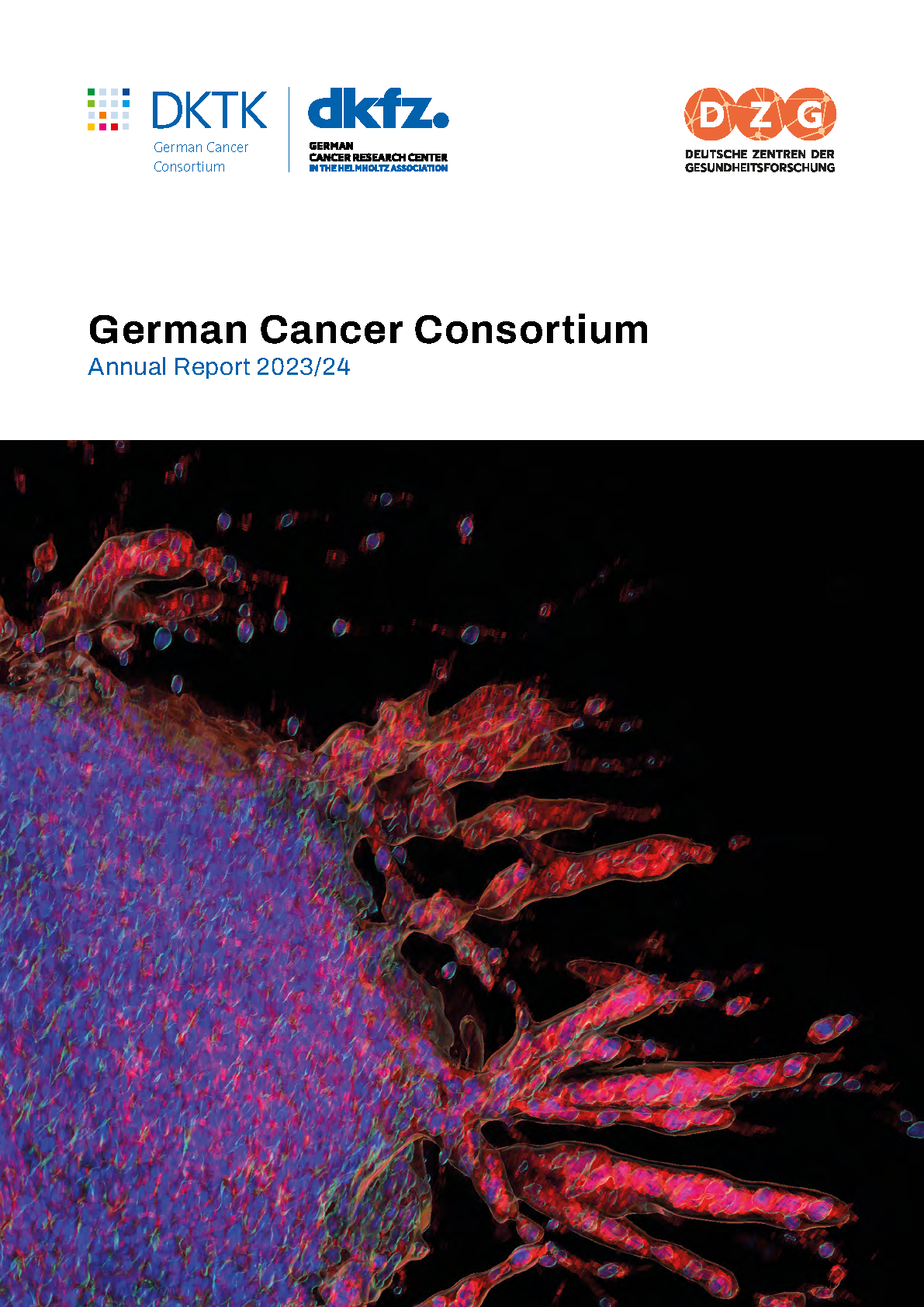 Cover of the DKTK Annual Report 2023/24