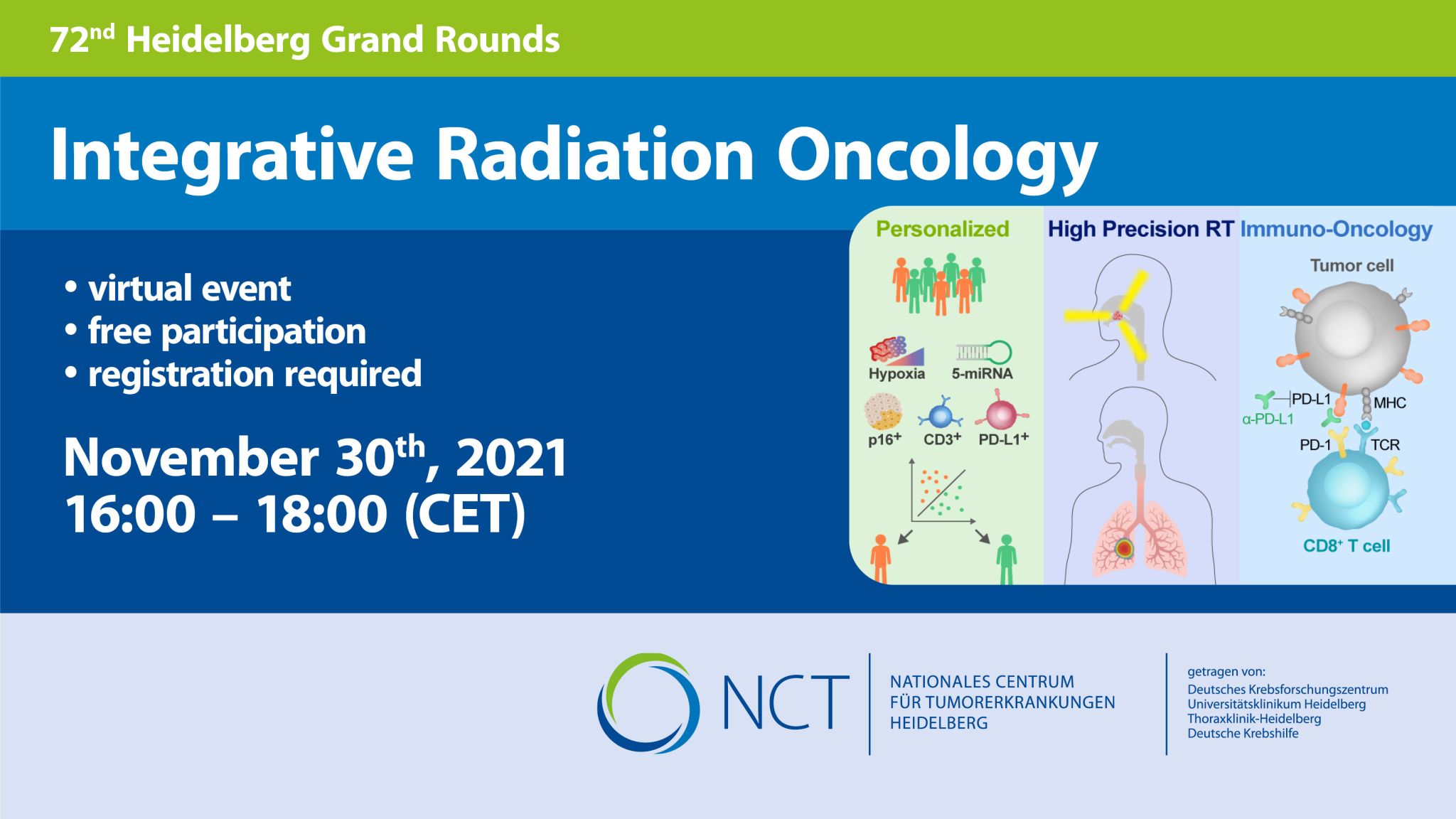 72nd Heidelberg Grand Round - Integrative Radiation Oncology :: DKTK